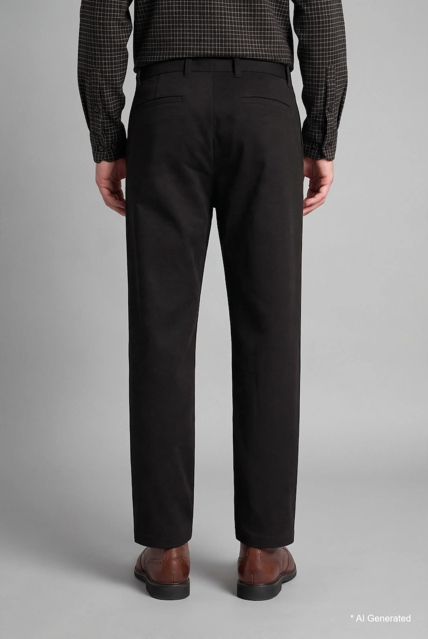 Мужчины Коричневый Брюки Regular Fit