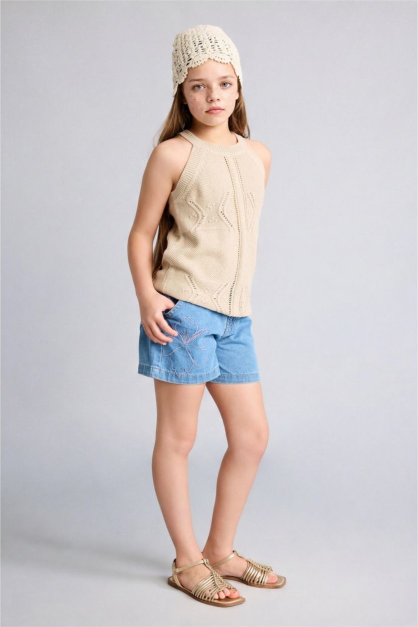 GIRLS & TEENS Blue Girl Shorts