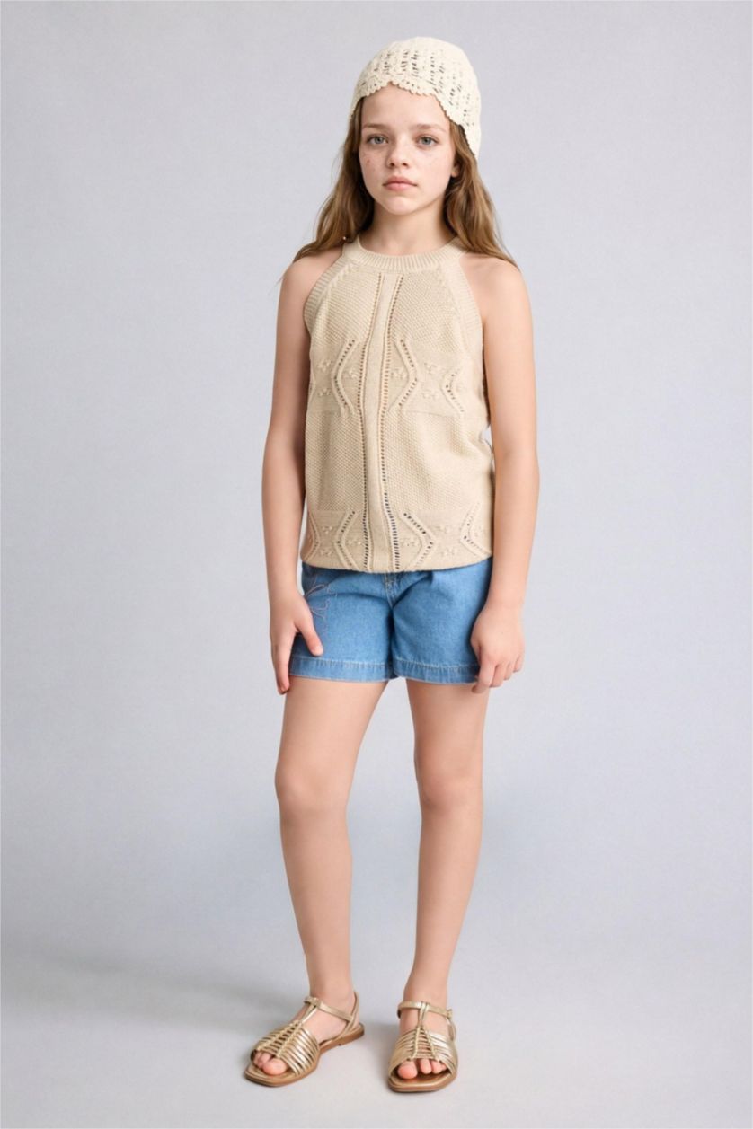 GIRLS & TEENS Blue Girl Shorts