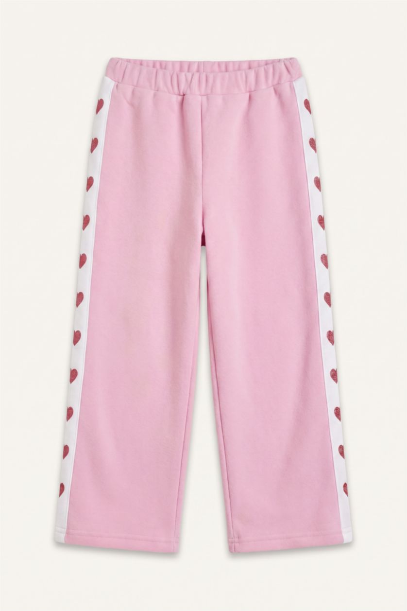 Baby Girls Lilac Wide Leg Normal Waist Trousers