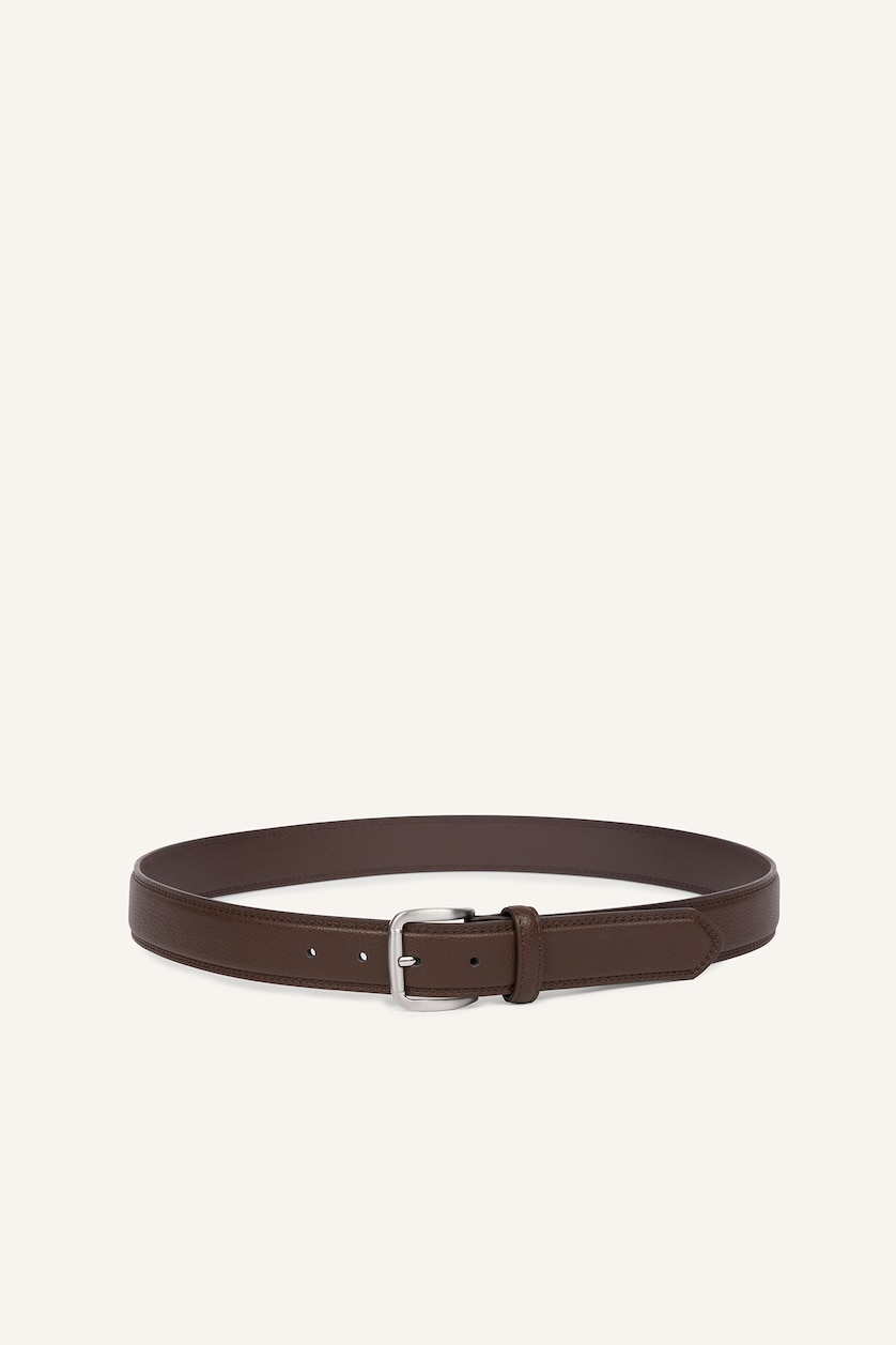 MAN Brown Man Faux Leather Casual Belt