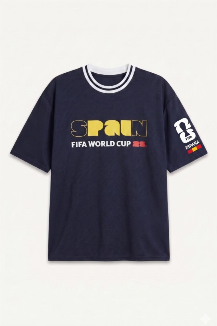 Men NAVY Boxy Fit Short Sleeve T-Shirt