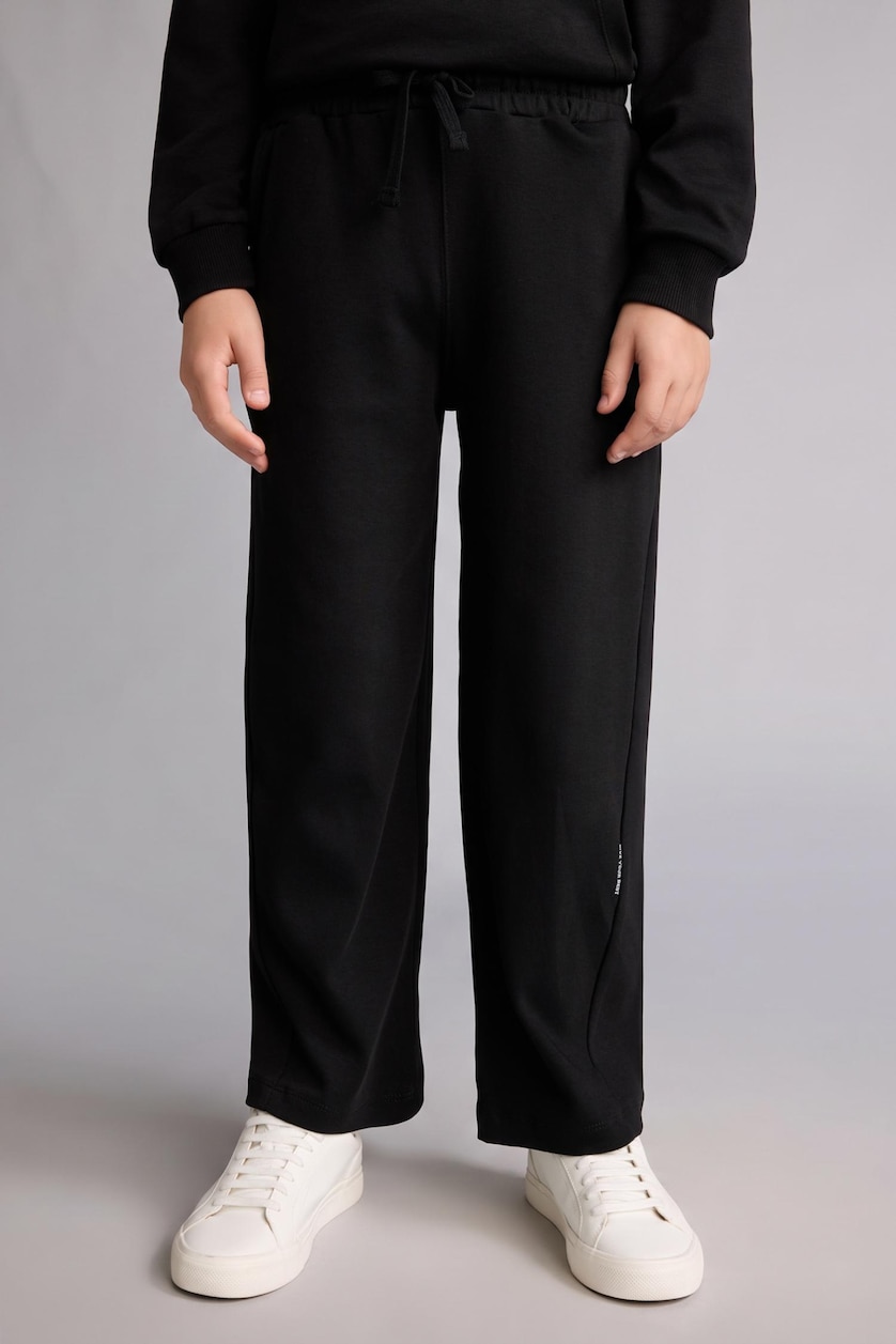 Young Boys - Teen Boys Black 2 piece Oversize Fit Set