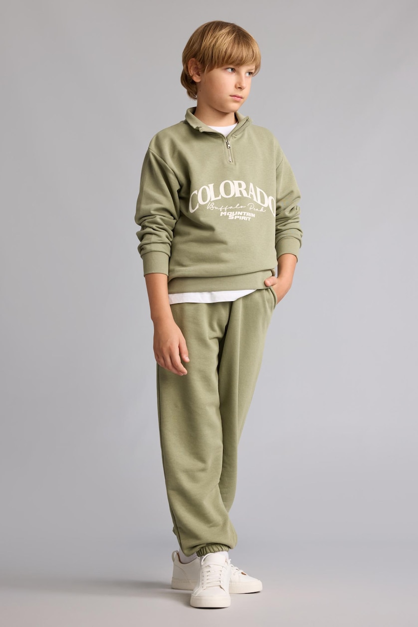 Boys & Teens Light Khaki سيت ولادي - قطعتين