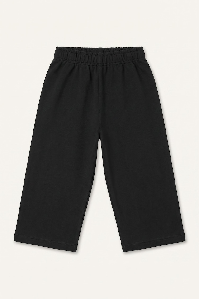 BABY BOY Anthracite Baby Boy 100% Cotton Barrel Fit Label Detail Trousers