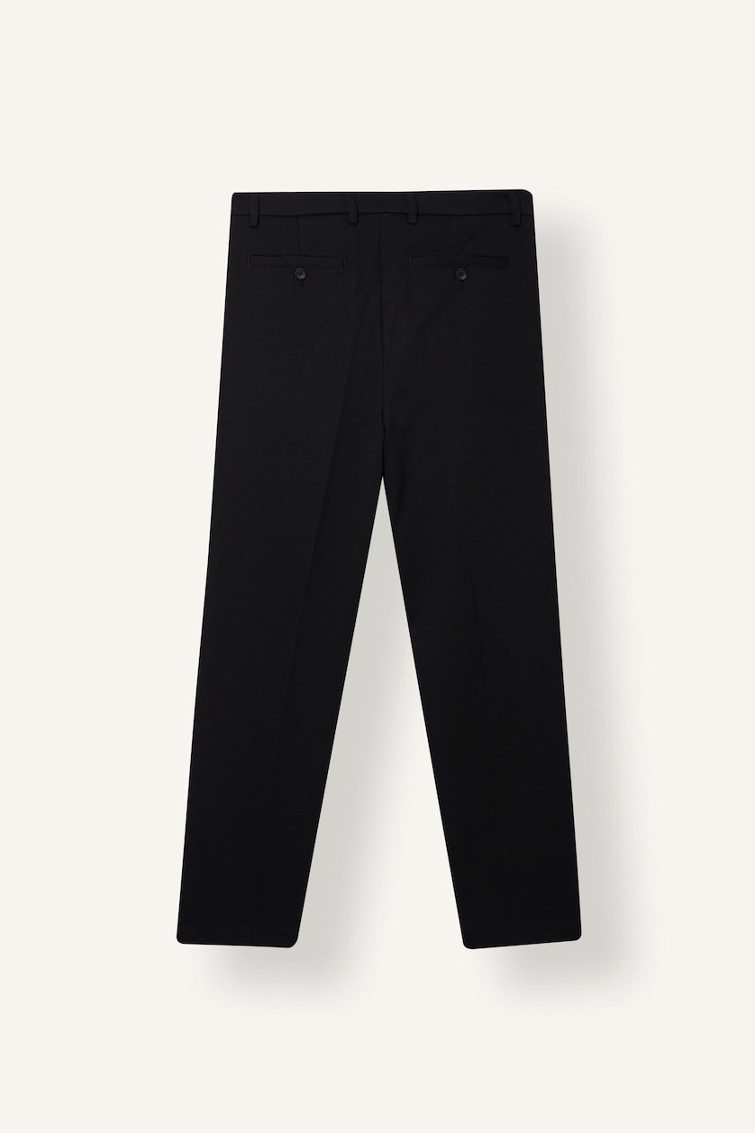 Men Black Regular Fit Trousers