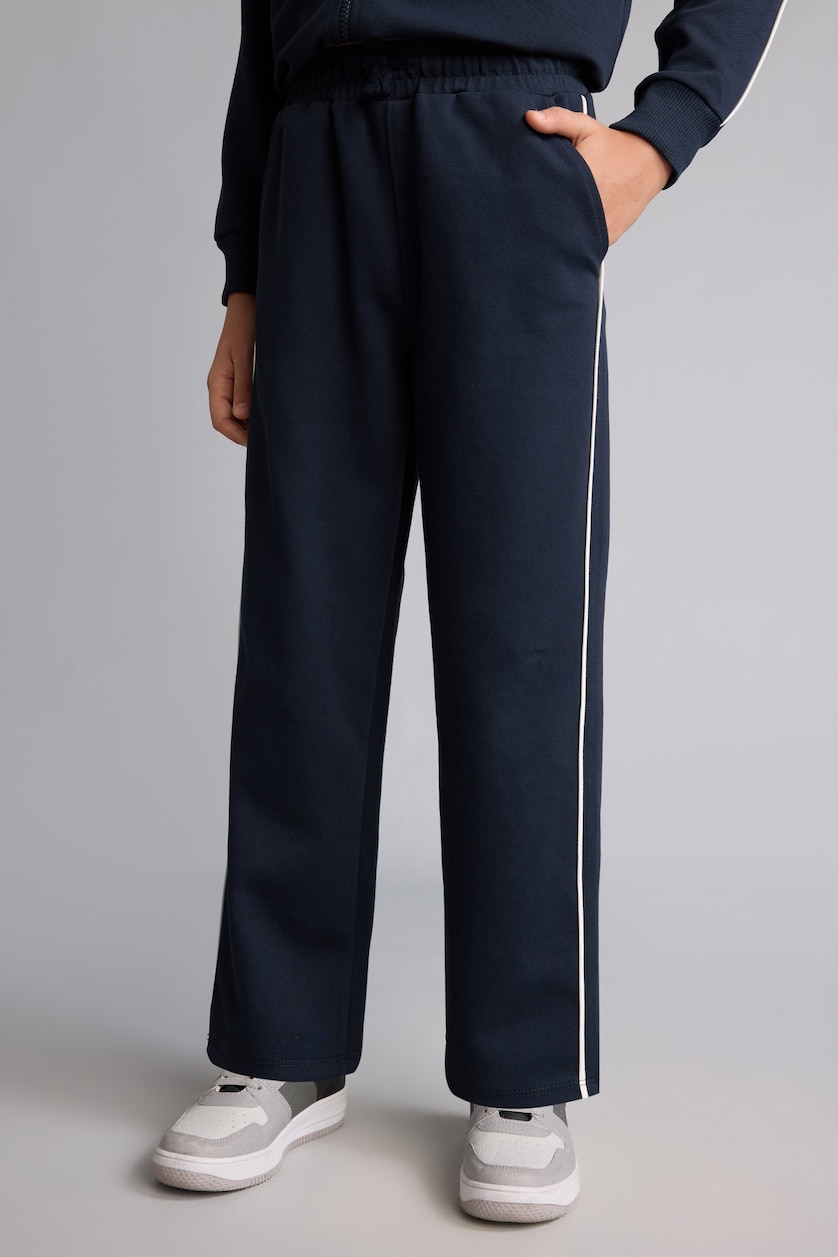 BOYS & TEENS NAVY Boy Navy Blue Cotton Sweatpants
