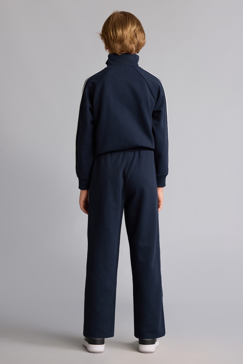 BOYS & TEENS NAVY Boy Navy Blue Cotton Sweatpants