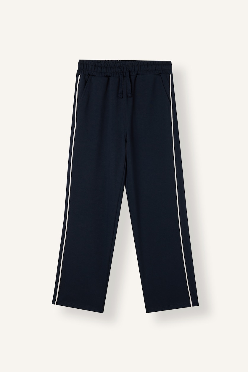 BOYS & TEENS NAVY Boy Navy Blue Cotton Sweatpants