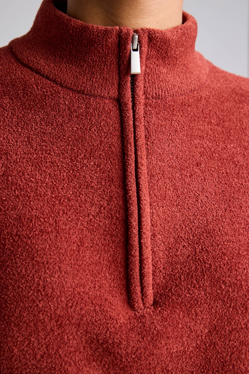 Women Bordeaux Oversize Fit Pullover