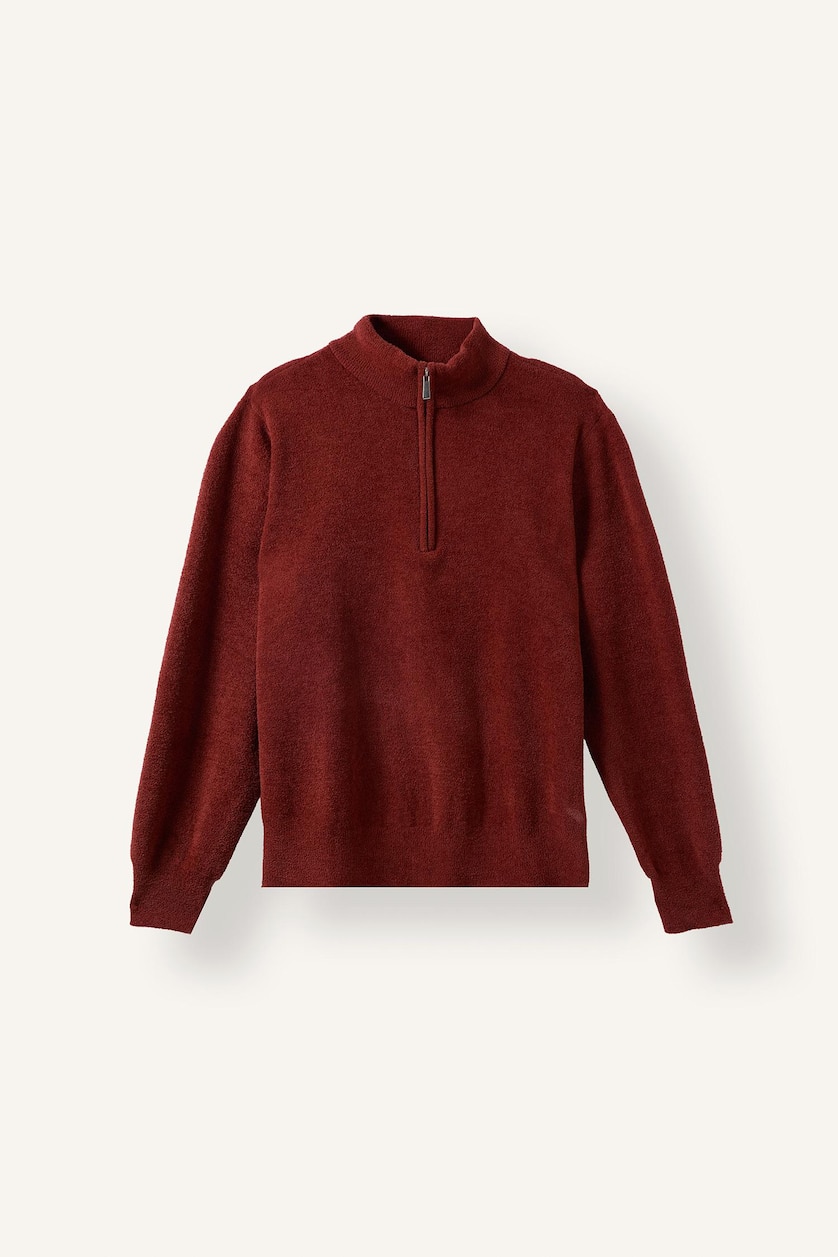 Women Bordeaux Oversize Fit Pullover