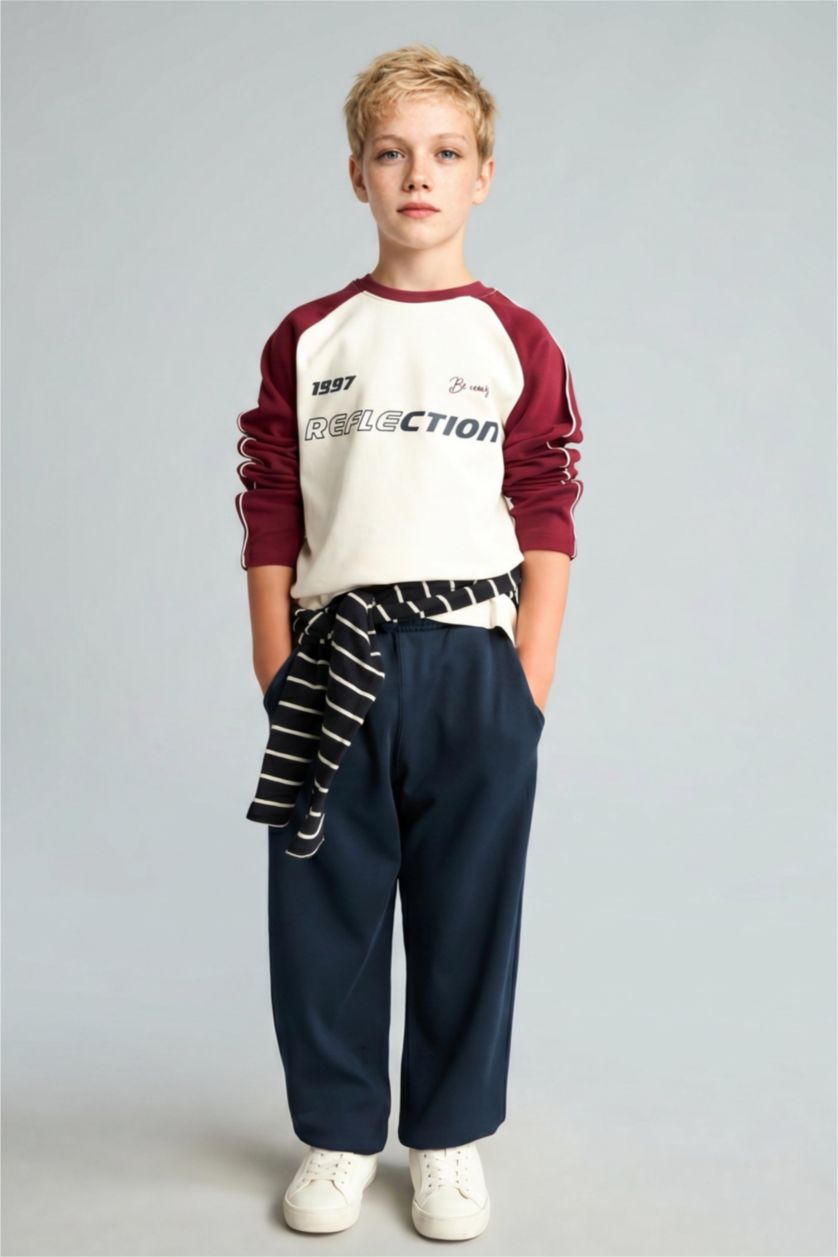 Young Boys - Teen Boys Bordeaux 2 piece Oversize Fit Set