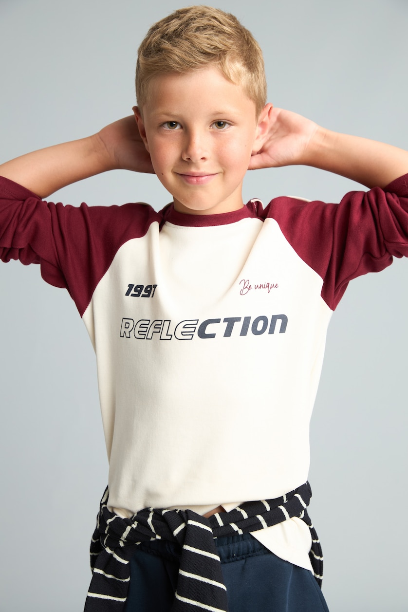 BOYS & TEENS Bordeaux Boy Long Sleeve 2 Piece Set