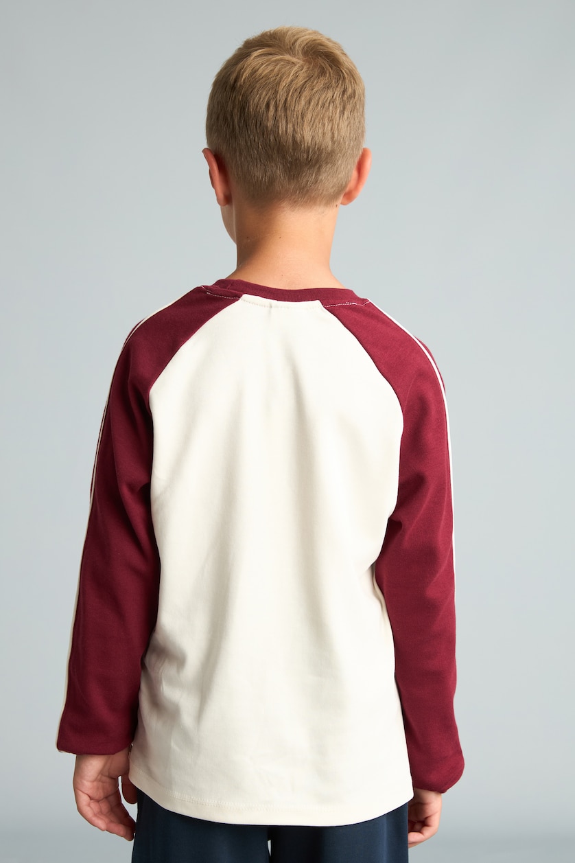 BOYS & TEENS Bordeaux Boy Long Sleeve 2 Piece Set