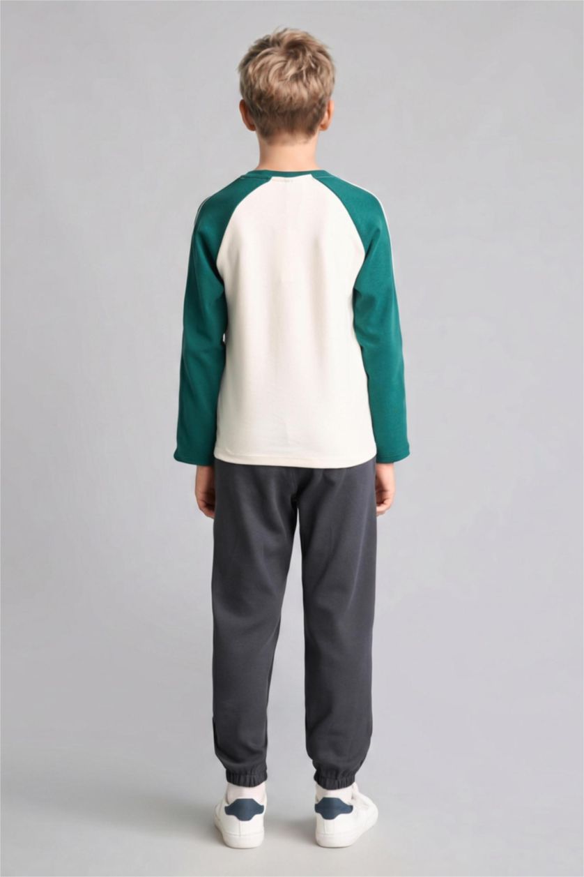 Young Boys - Teen Boys Dark Green 2 piece Oversize Fit Set