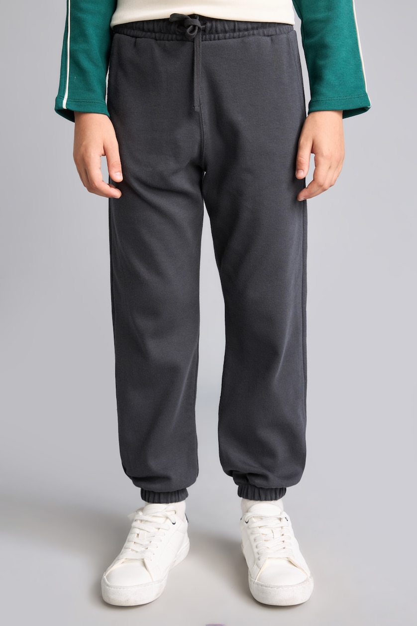 BOYS & TEENS Dark Green Boy Printed T-Shirt Sweatpants 2 Piece Set