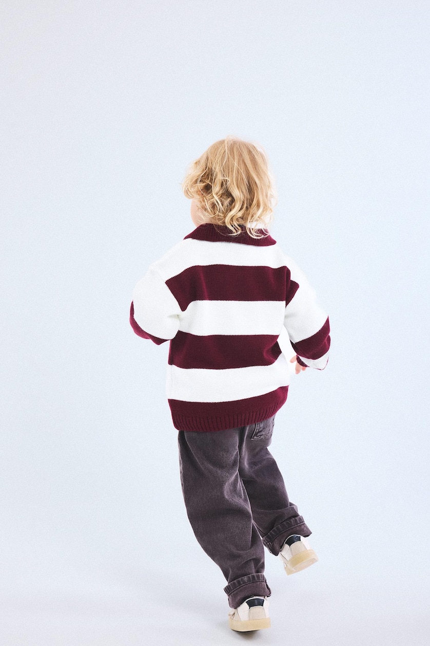 BABY BOY Bordeaux Baby Boy Oversize Pullover