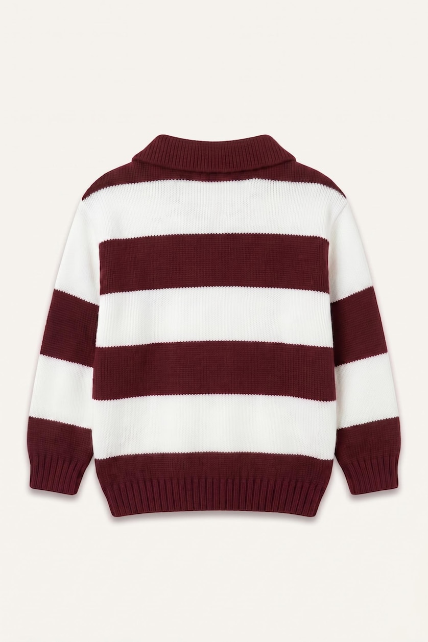 BABY BOY Bordeaux Baby Boy Oversize Pullover