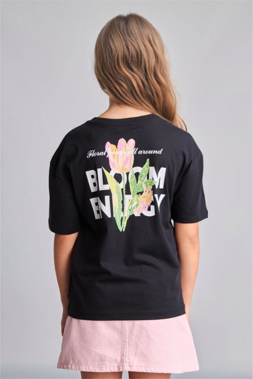 GIRLS & TEENS Anthracite Girl Short Sleeve T-Shirt