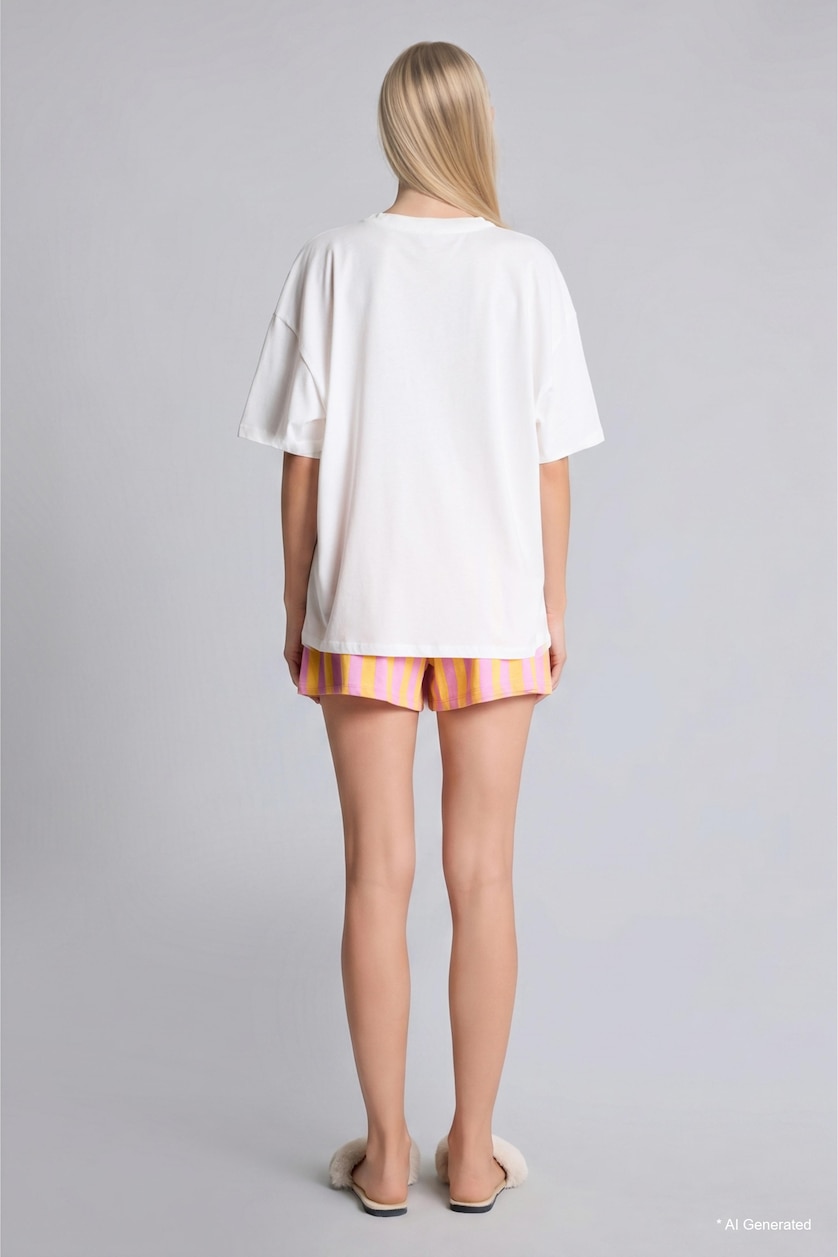 Women Pink 2 piece Oversize Fit Set