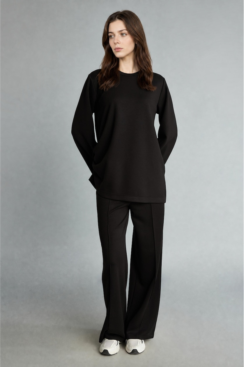 FEMME Noir Coupe décontractée