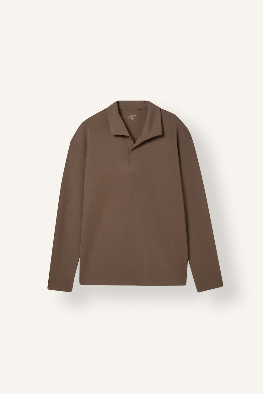 Erkek Haki Regular Fıt Sweatshirt