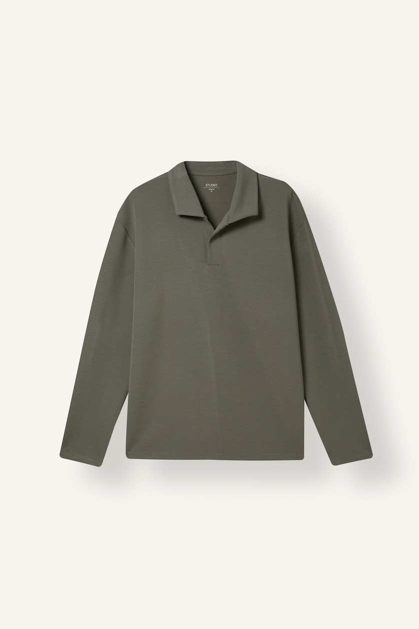 Man Light Khaki Regular Fit Sweatshirt