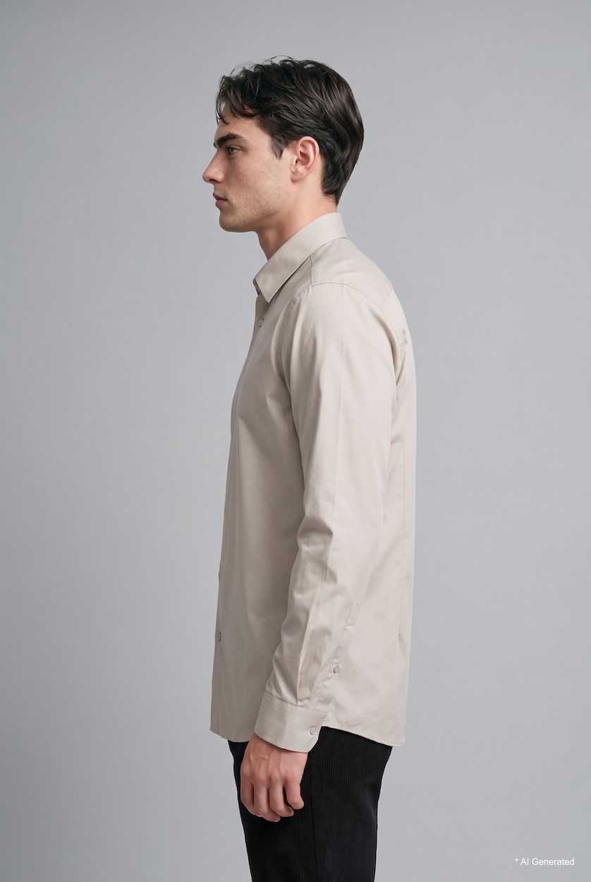 MAN Stone Regular Fit Cotton Long Sleeve Shirt