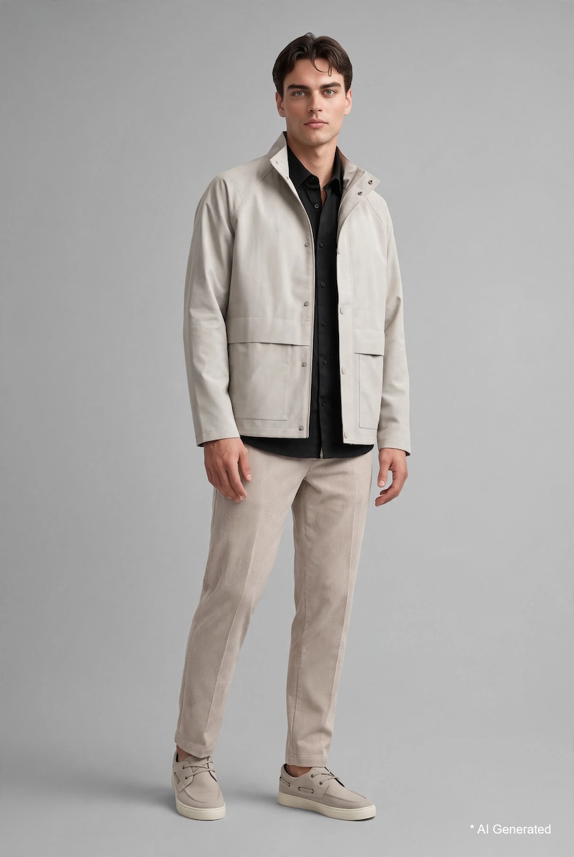 رجالي أخضر غامق Regular Fit Cotton Long Sleeve Shirt