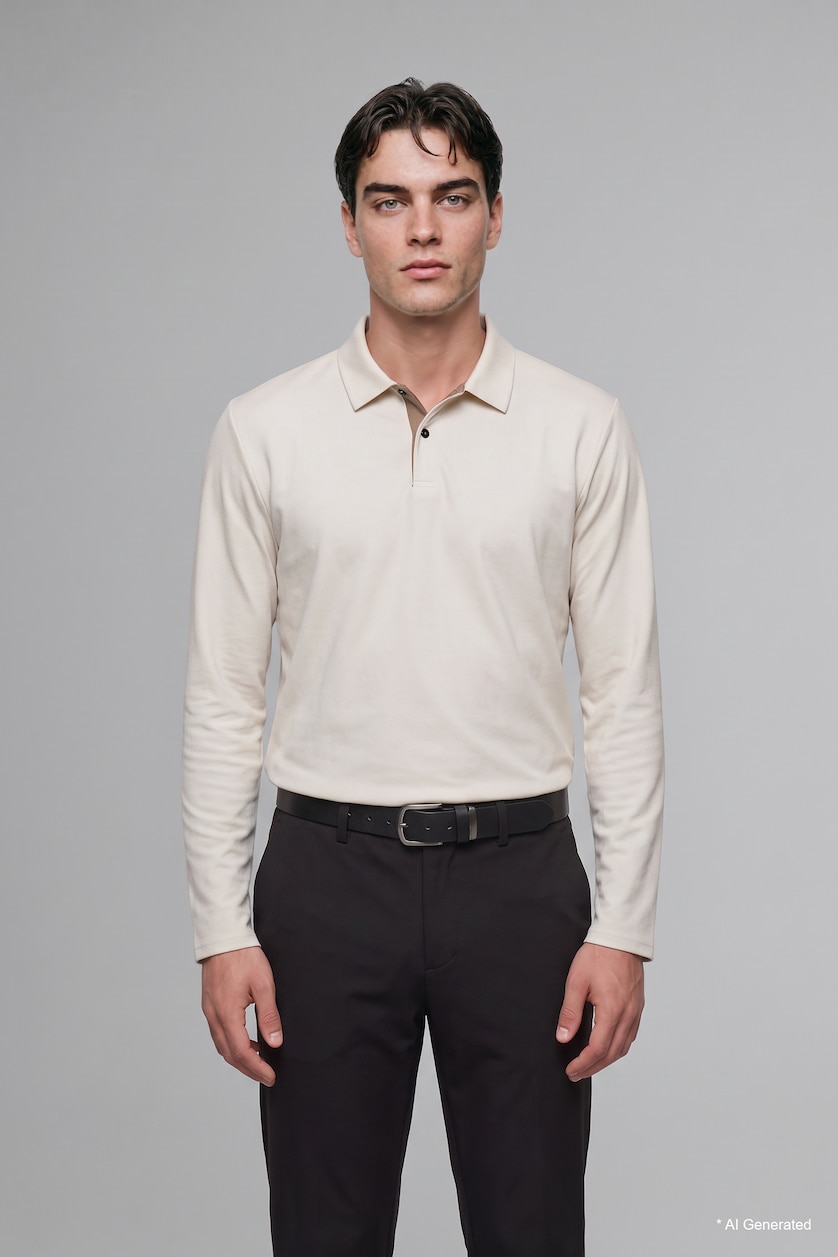 Men Ecru Regular Fit Sweatshirt