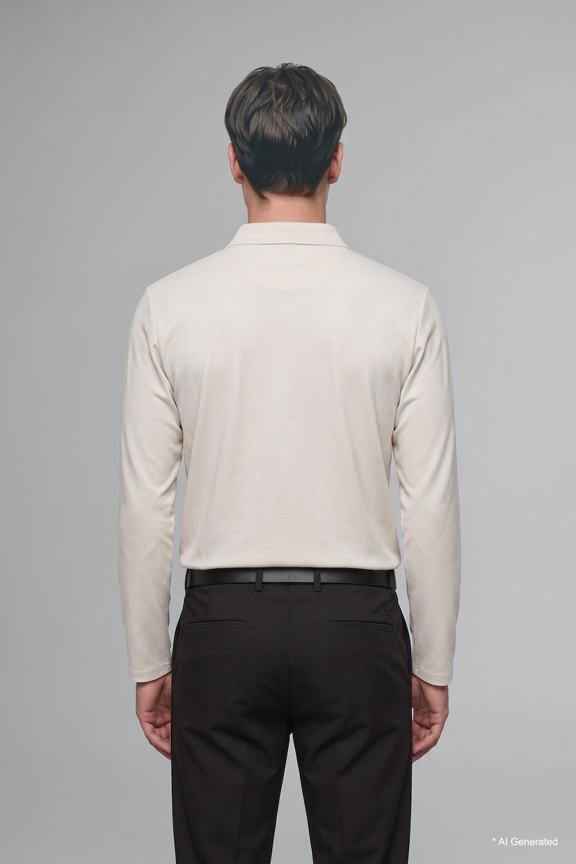 Men Ecru Regular Fit Sweatshirt