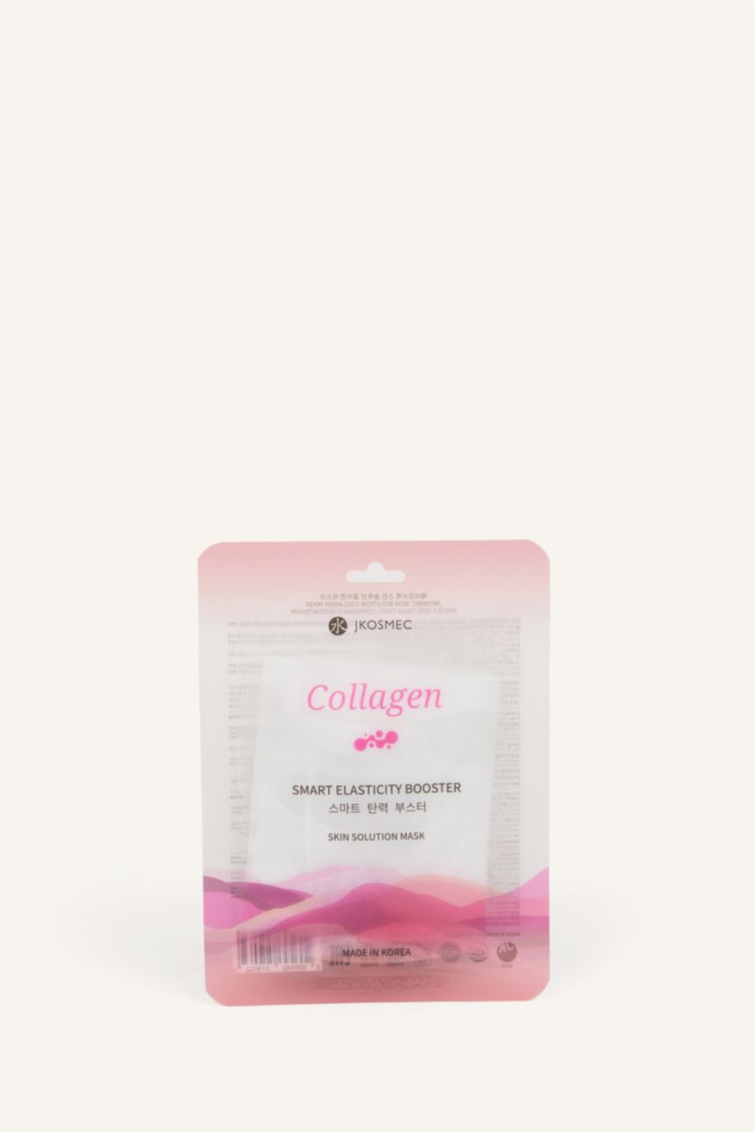 Kadın Pembe JKosmec Kağıt Maske Collagen 1 adet