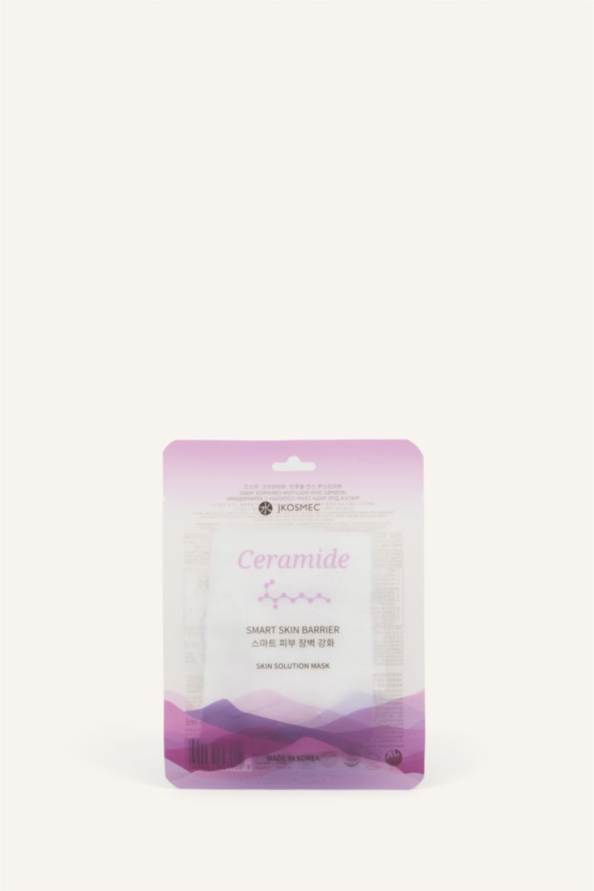 Kadın Koyu Mor JKosmec Skin Solution Kağıt Maske Ceramide