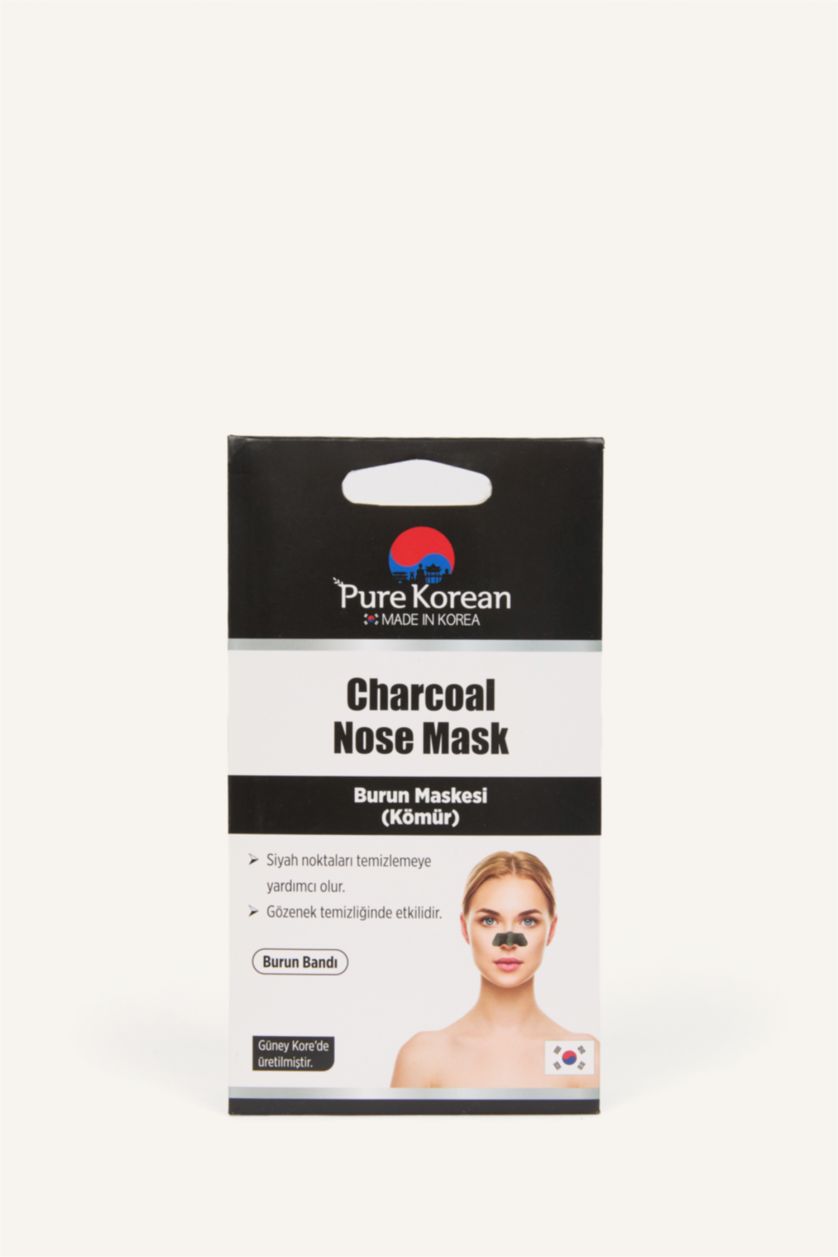 Kadın Siyah Pure Korean Charcoal Nose Mask
