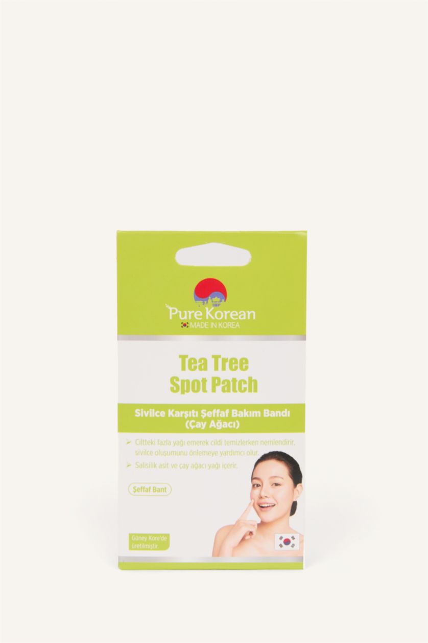 Kadın Açık Yeşil Pure Korean Tea Tree Spot Patch