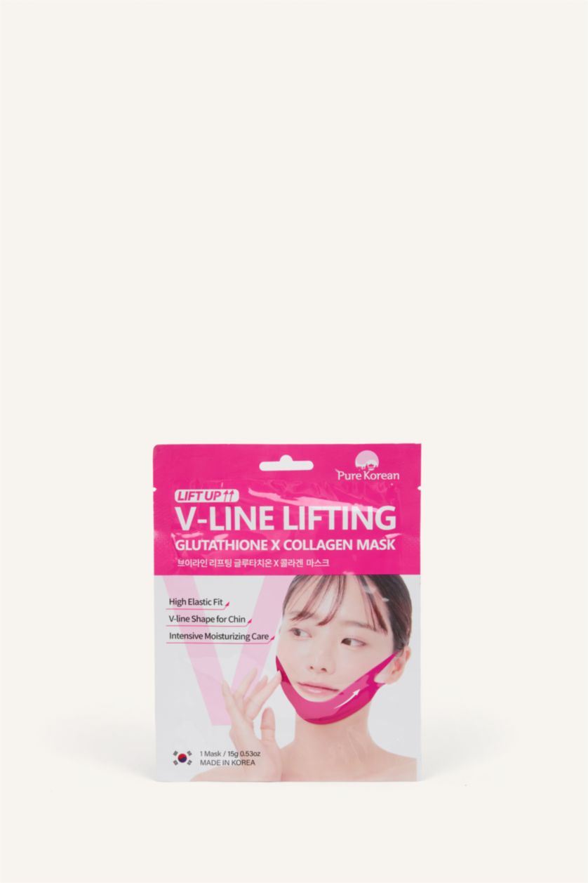 Kadın Neon Fuşya Pure Korean V-Line Lifting Maske