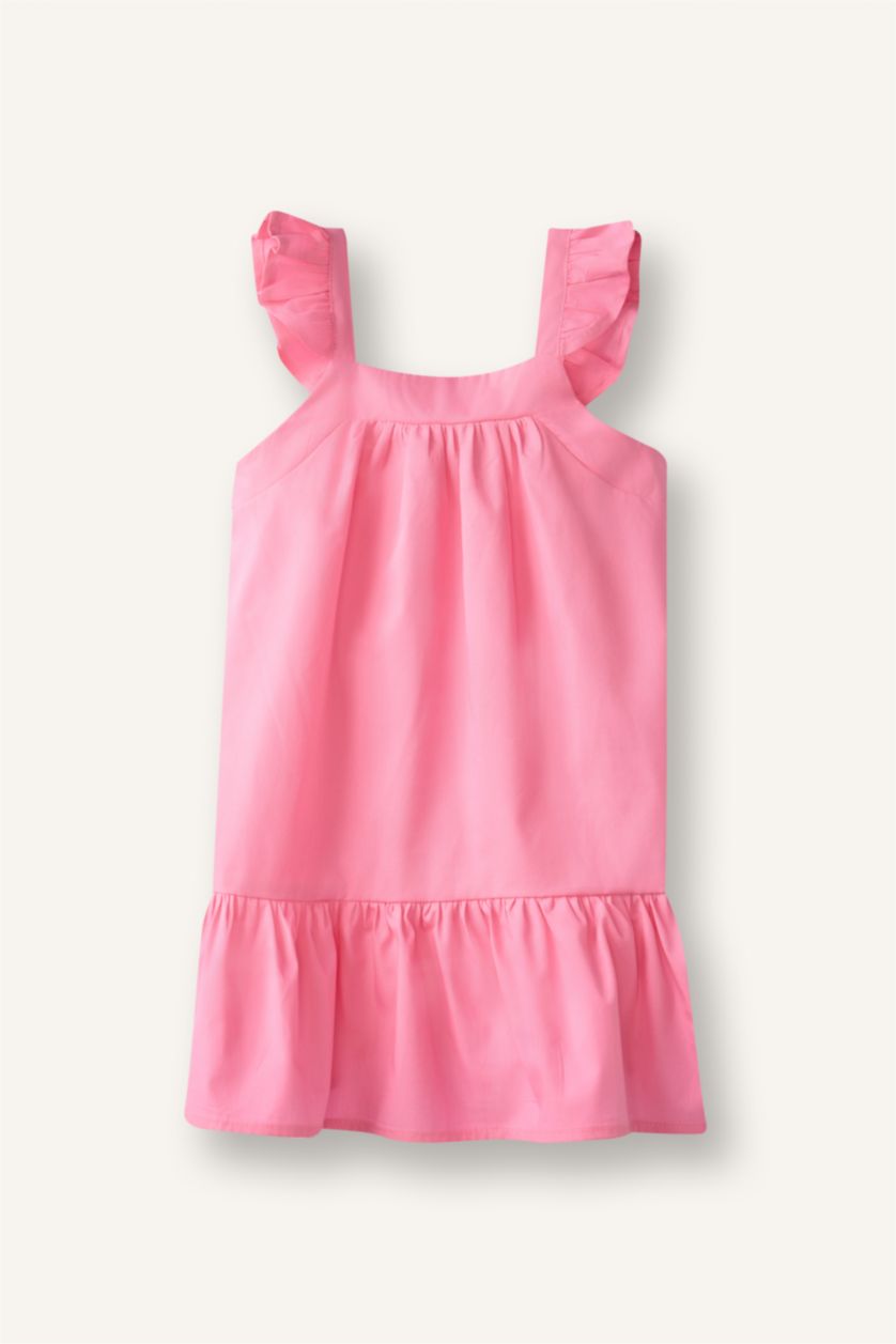 Baby Girls Pink Sleeveless Woven Dress