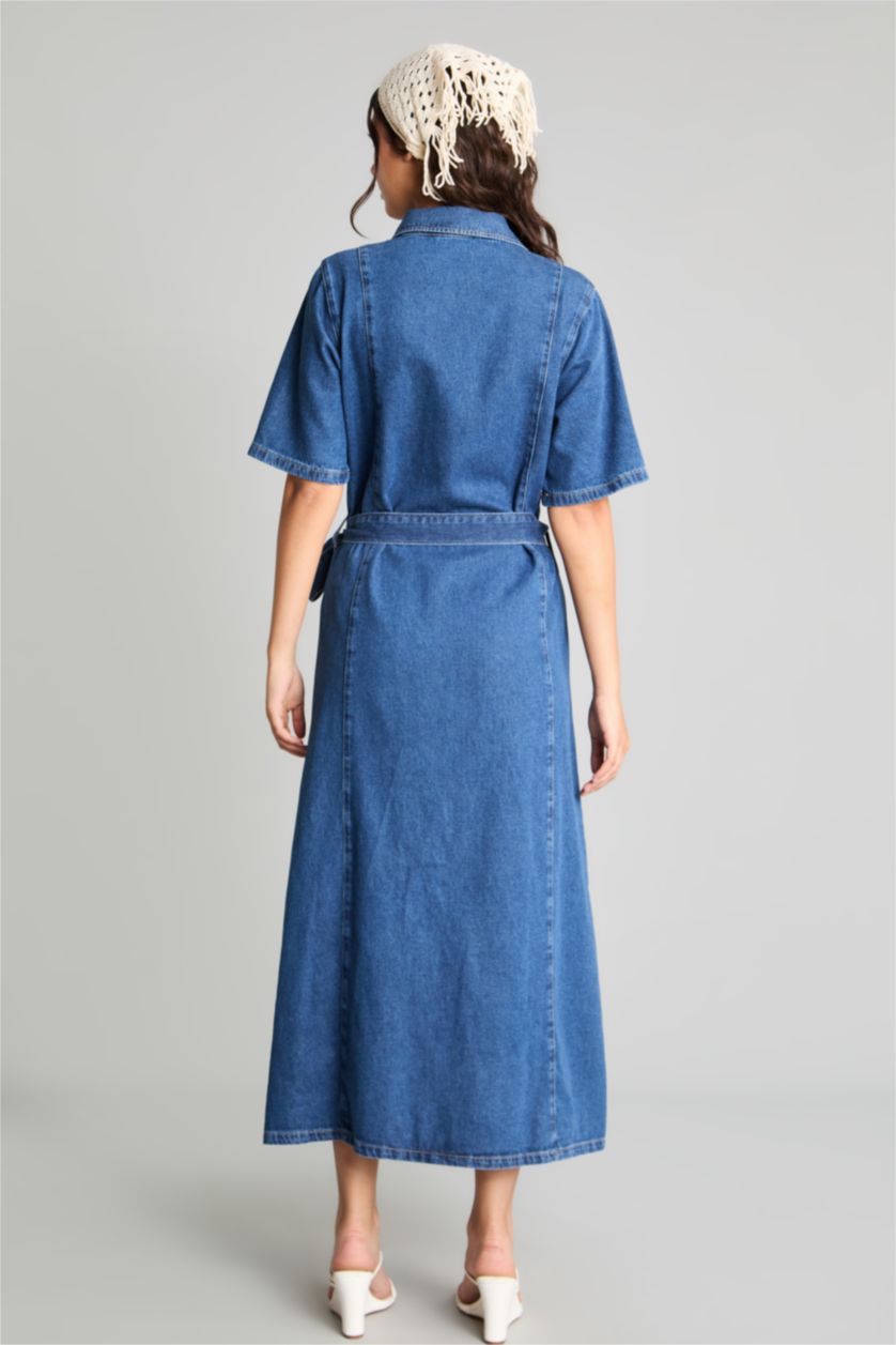 WOMAN Blue Dress