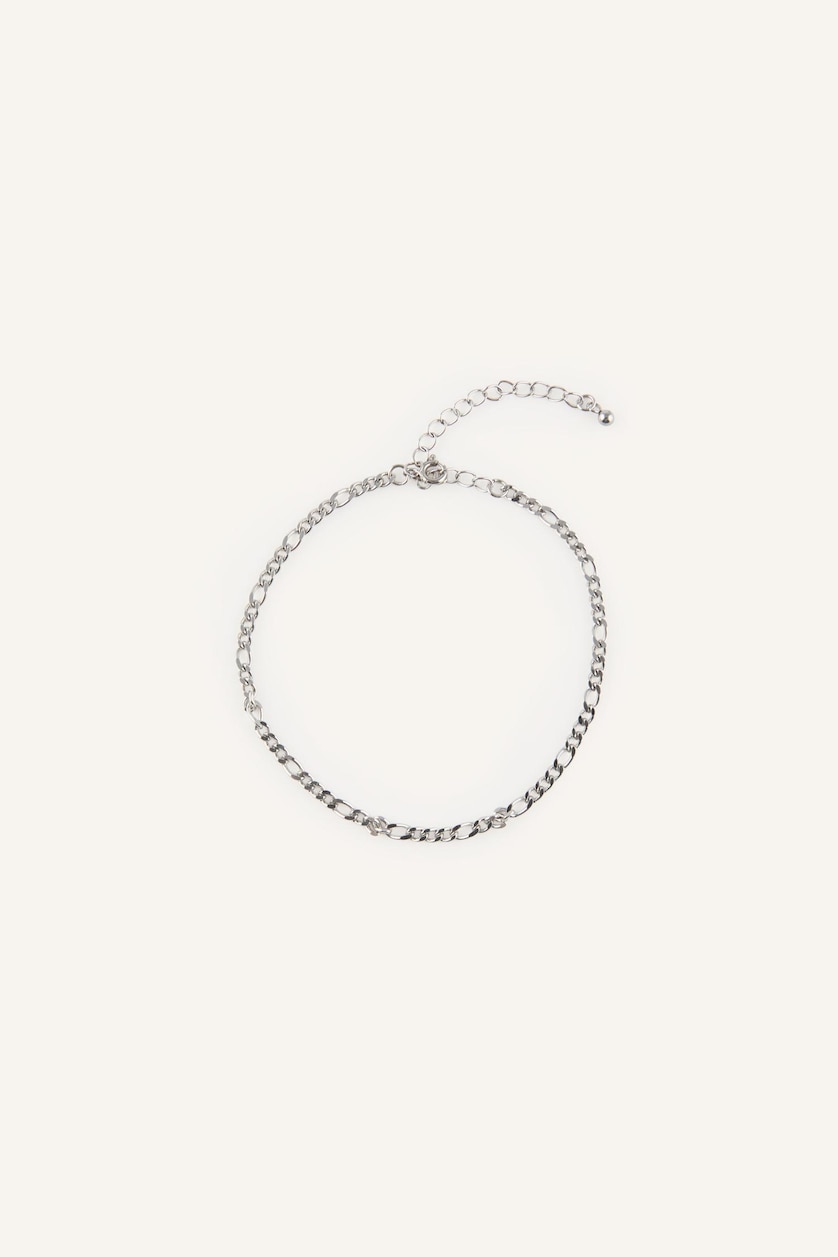 Men Gümüş Boy Silver Chain Steel Bracelet