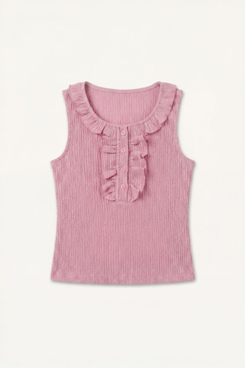 Young Girls - Teen Girls Pink Girl Regular Fit Short Sleeve T-Shirt