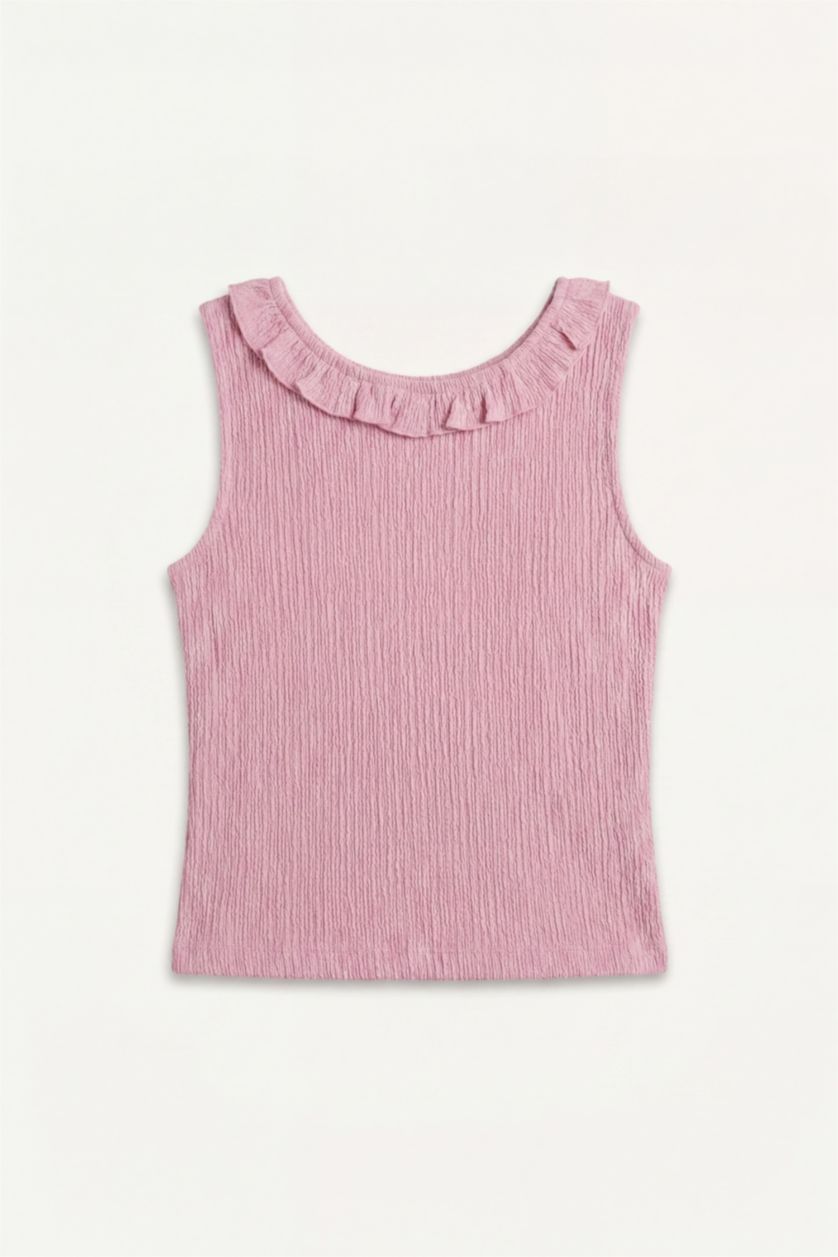 Young Girls - Teen Girls Pink Girl Regular Fit Short Sleeve T-Shirt