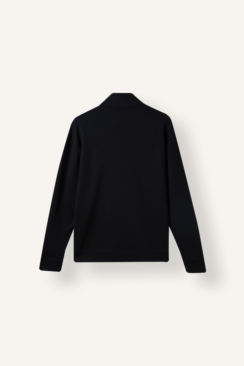 Men Black Standard Fit Sweatshirt