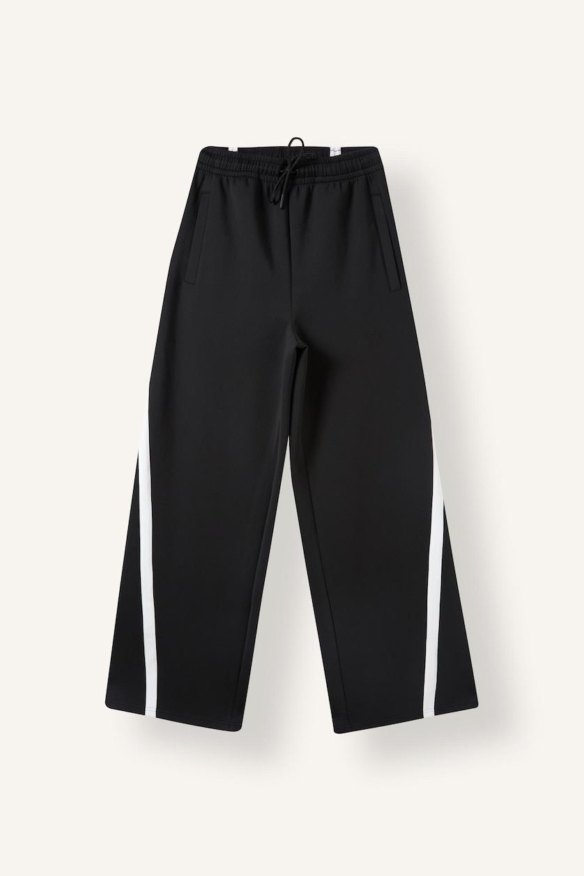 Women Black Wide Leg Trousers