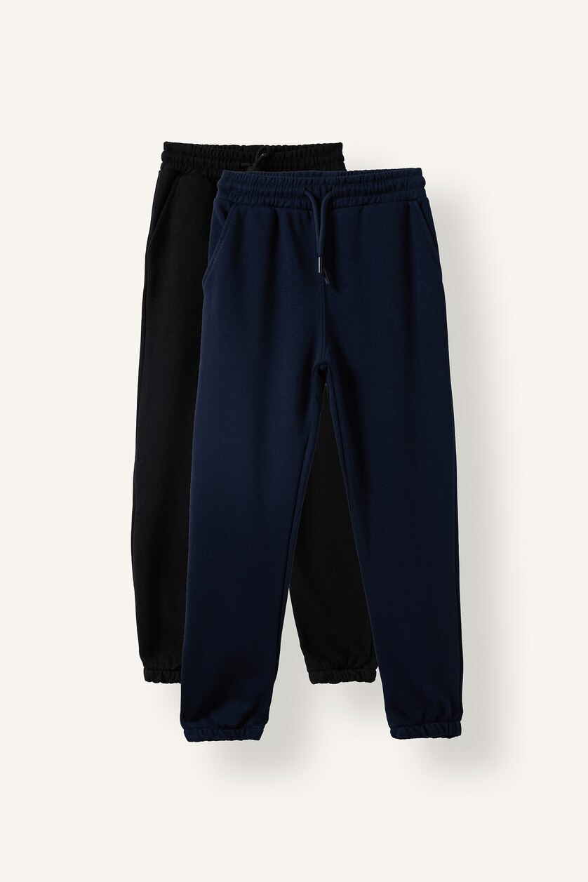 Young Boys - Teen Boys Black Regular Fit Trousers