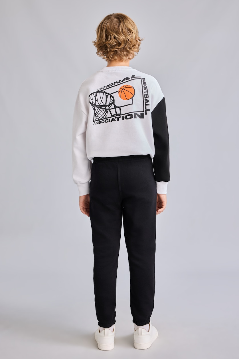 Young Boys - Teen Boys Black Regular Fit Trousers