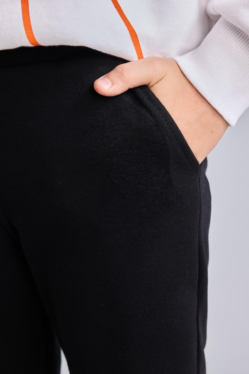 Boys & Teens Black Boy Regular Fit Trousers