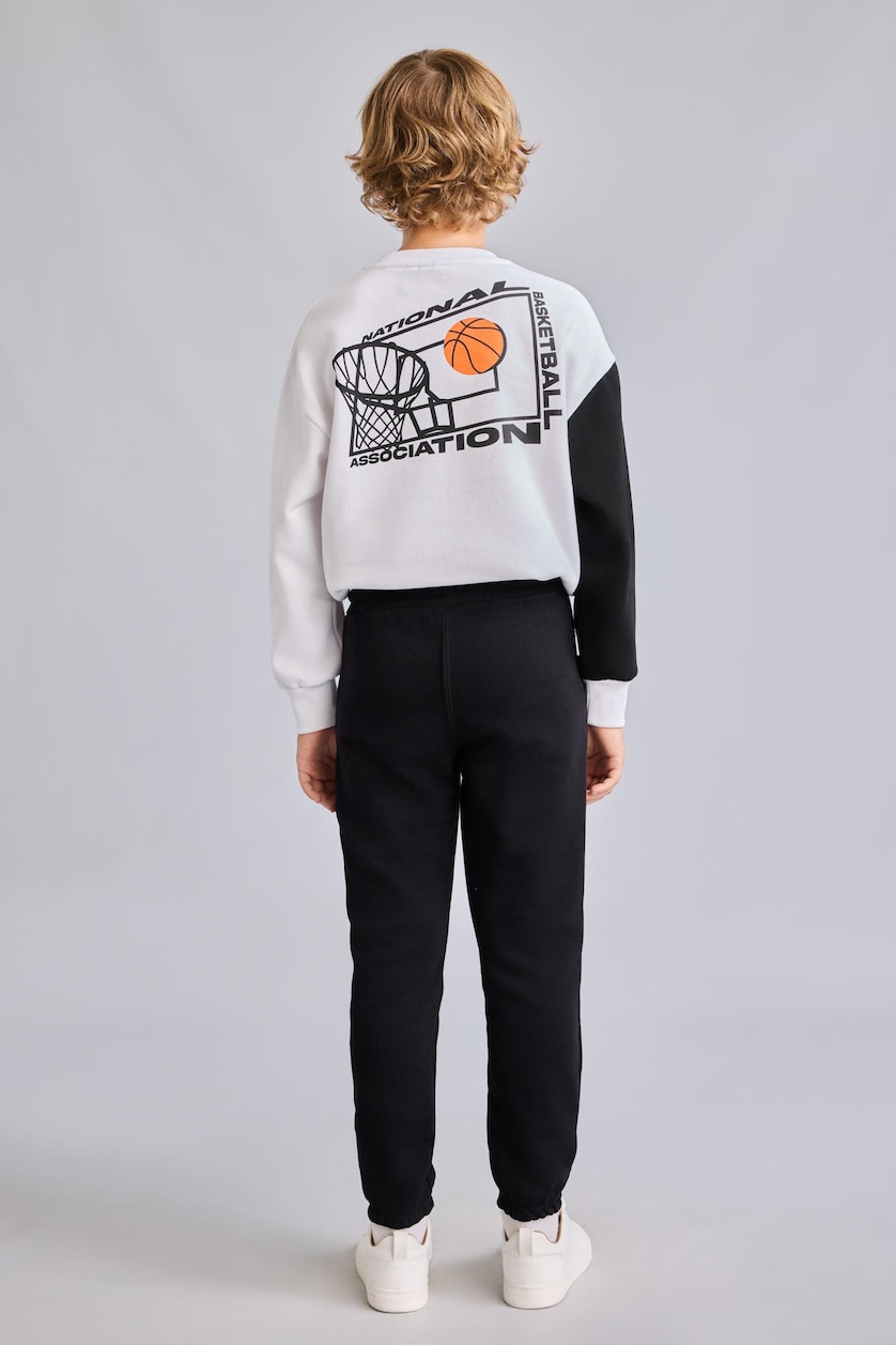 Boys & Teens Black Boy Regular Fit Trousers