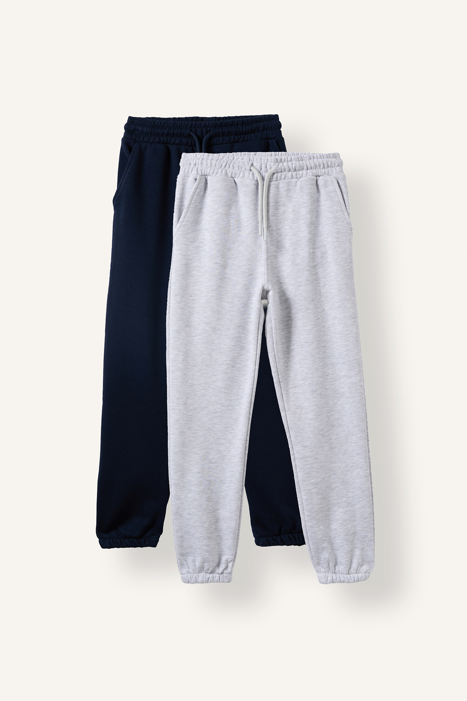 Young Boys - Teen Boys Light Grey Melange Regular Fit Trousers