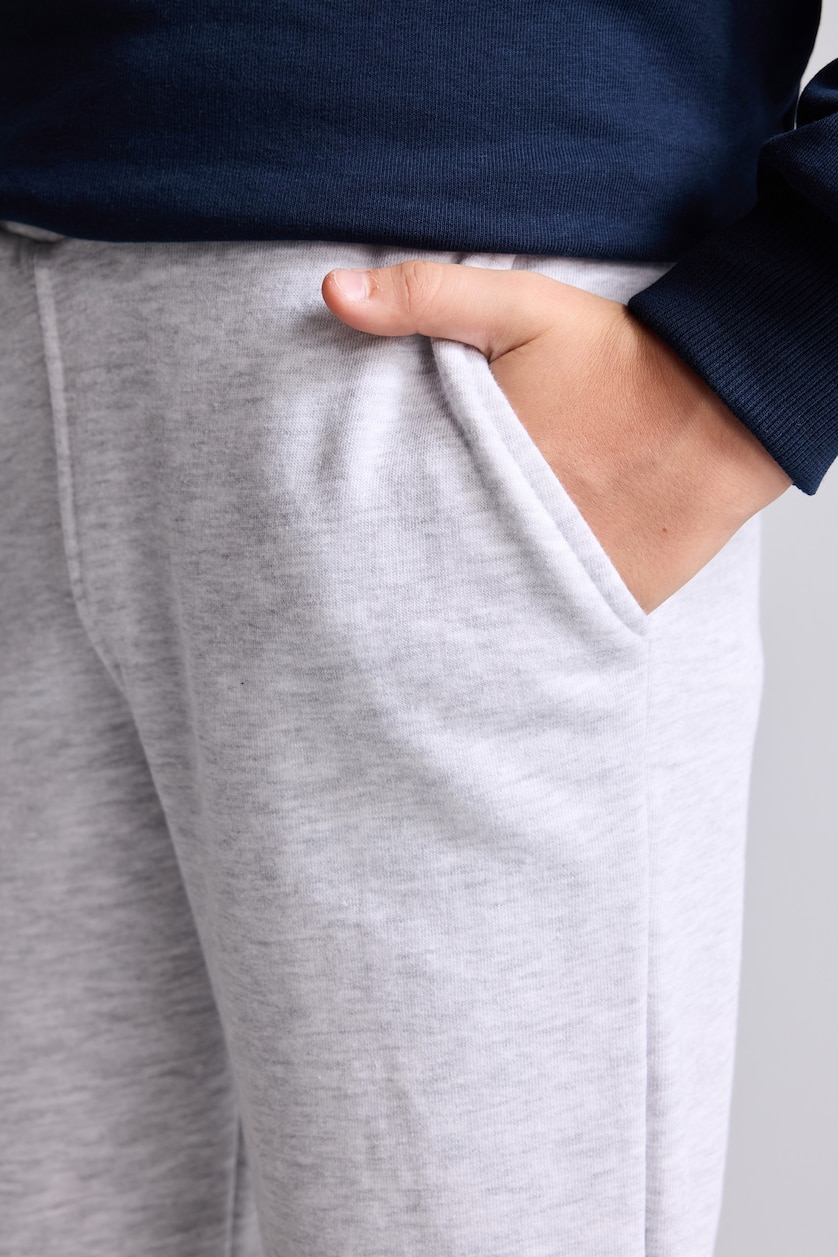 Young Boys - Teen Boys Light Grey Melange Regular Fit Trousers