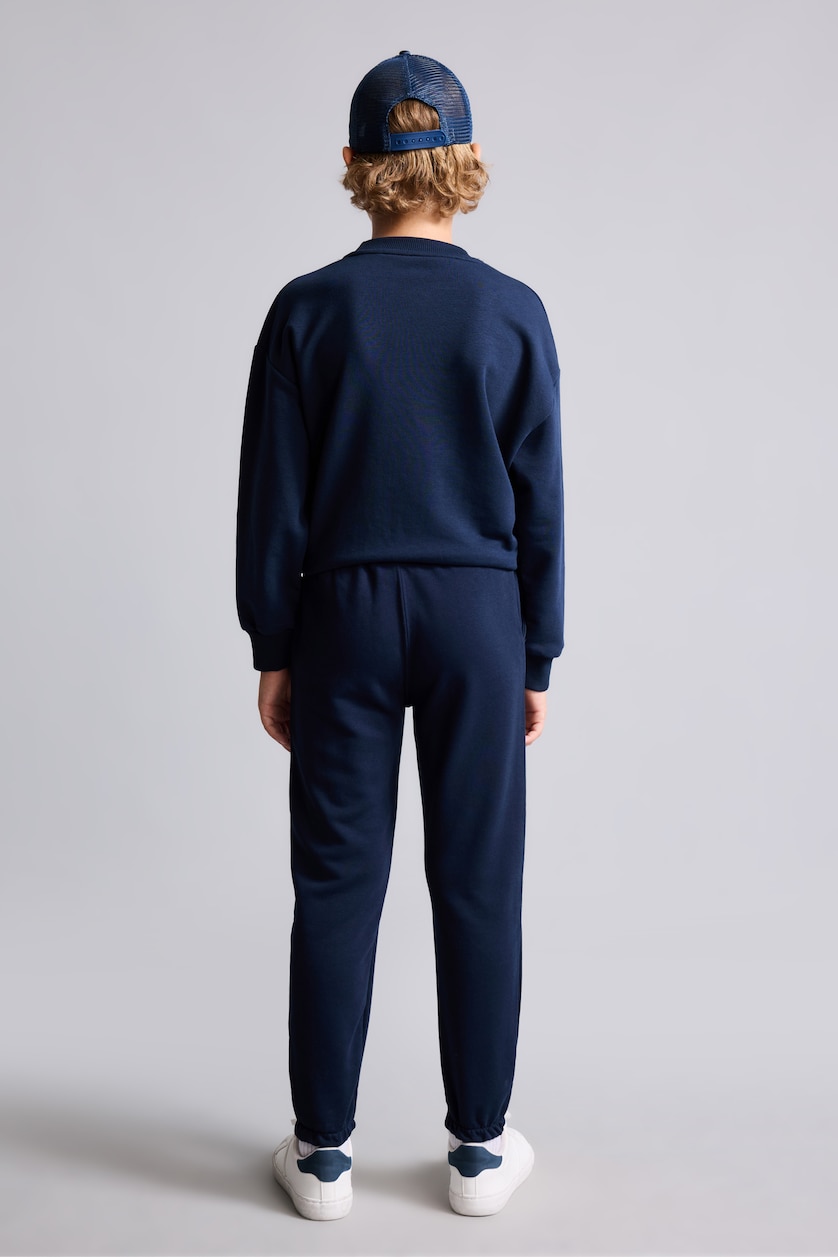 Young Boys - Teen Boys Light Grey Melange Regular Fit Trousers